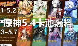 原神2.2卡池最新爆料,新角色与限定武器即将登场！